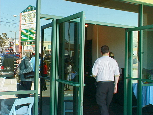 entrance