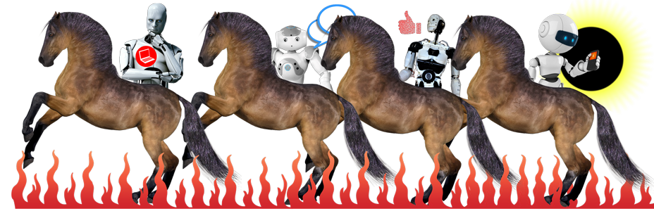 Four-horse chatbots